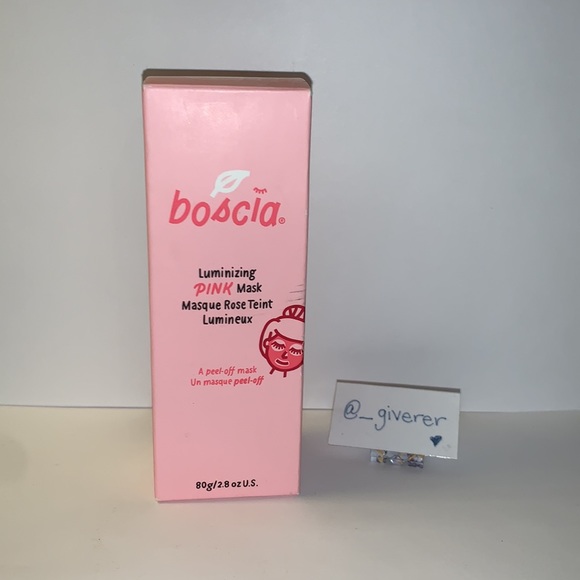 New Boscia Luminizing Pink Charcoal Peel Off Mask - Picture 2 of 12